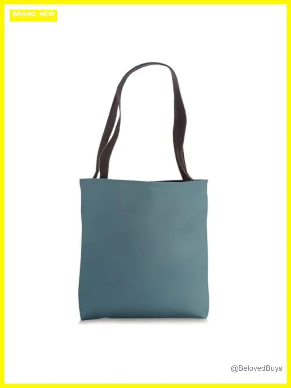 Lightweight Tote Bag with Black Cotton Webbing Handles - 16x16 inches